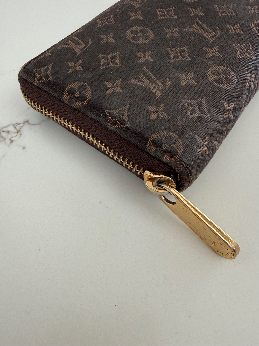 Louis Vuitton Monogram Mini Lin Zippy Wallet - Picture 2 of 7